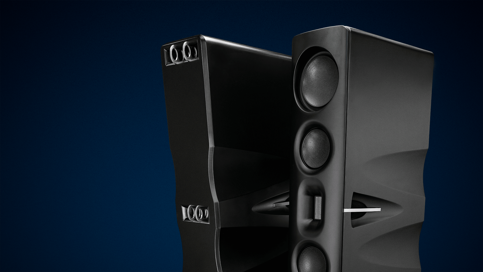 Boerresen Z5 2 Speakers Front Back Skewed Total Cropped HD