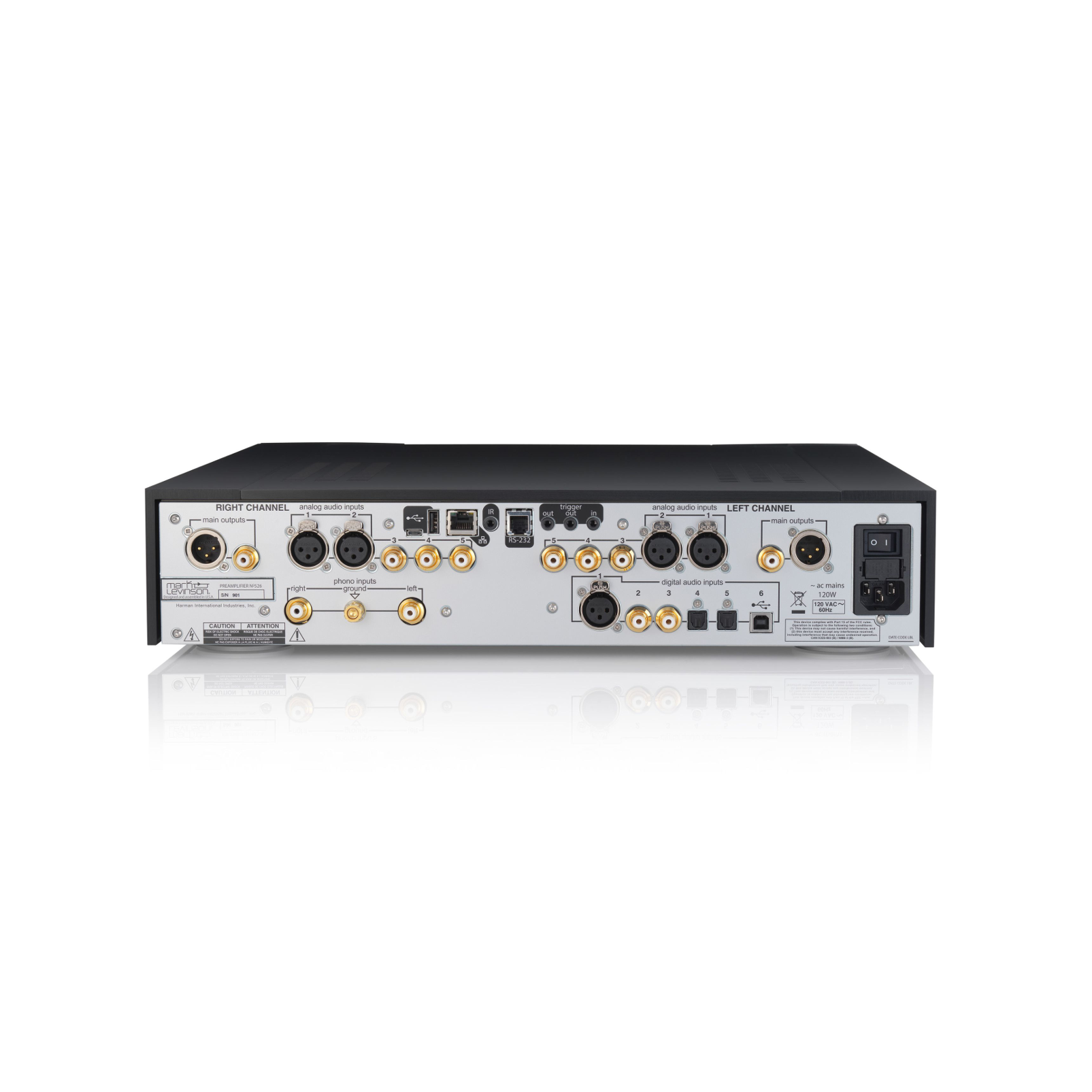 Harman ML526 Pre Amplifier Back 0006 RT