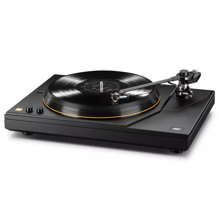 0001 Mo Fi Master Deck Turntable Black Left Record