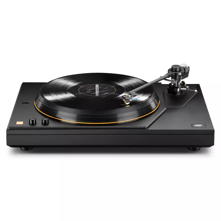 0006 Mo Fi Master Deck Turntable Black Front Record