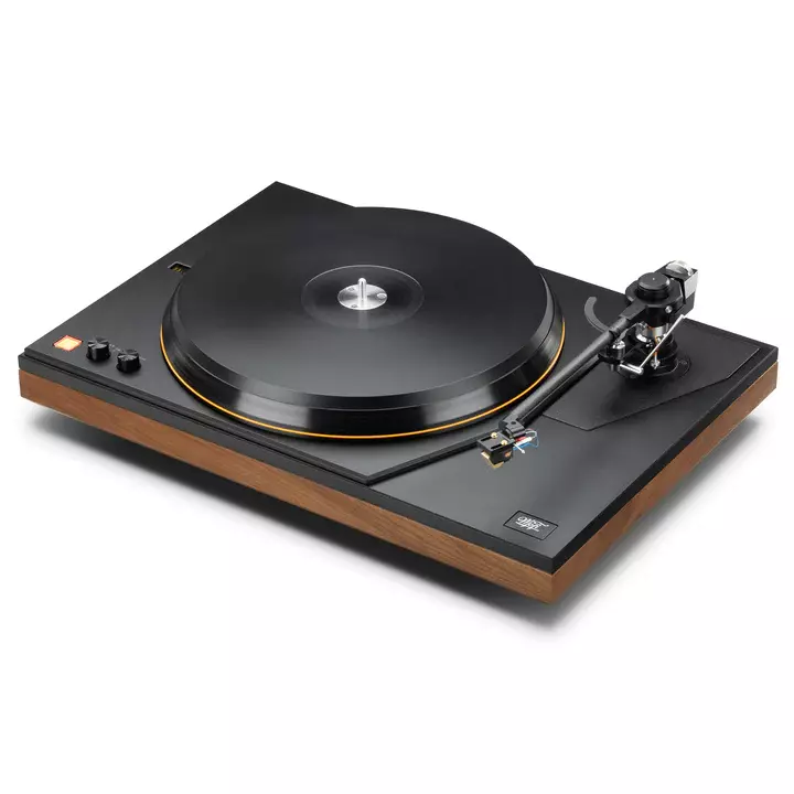 0009 Mo Fi Master Deck Turntable Walnut High Left