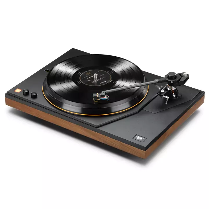 0010 Mo Fi Master Deck Turntable Walnut High Left Record