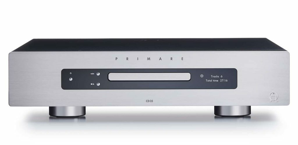 Primare cd35 cd player front titanium 1024x501