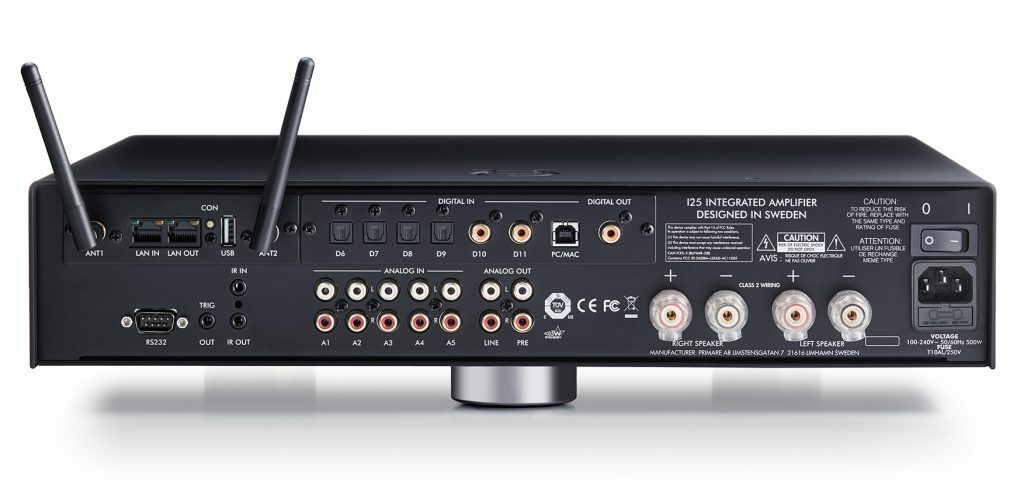 Primare i25 prisma modular integrated amplifier and network player back 1024x501