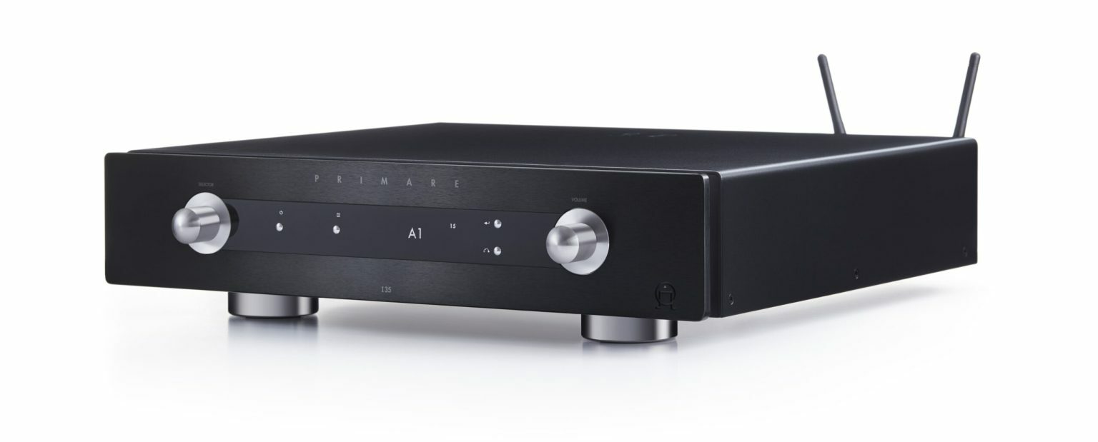 Primare i35 prisma modular integrated amplifier and network player side black scaled 1 1536x619