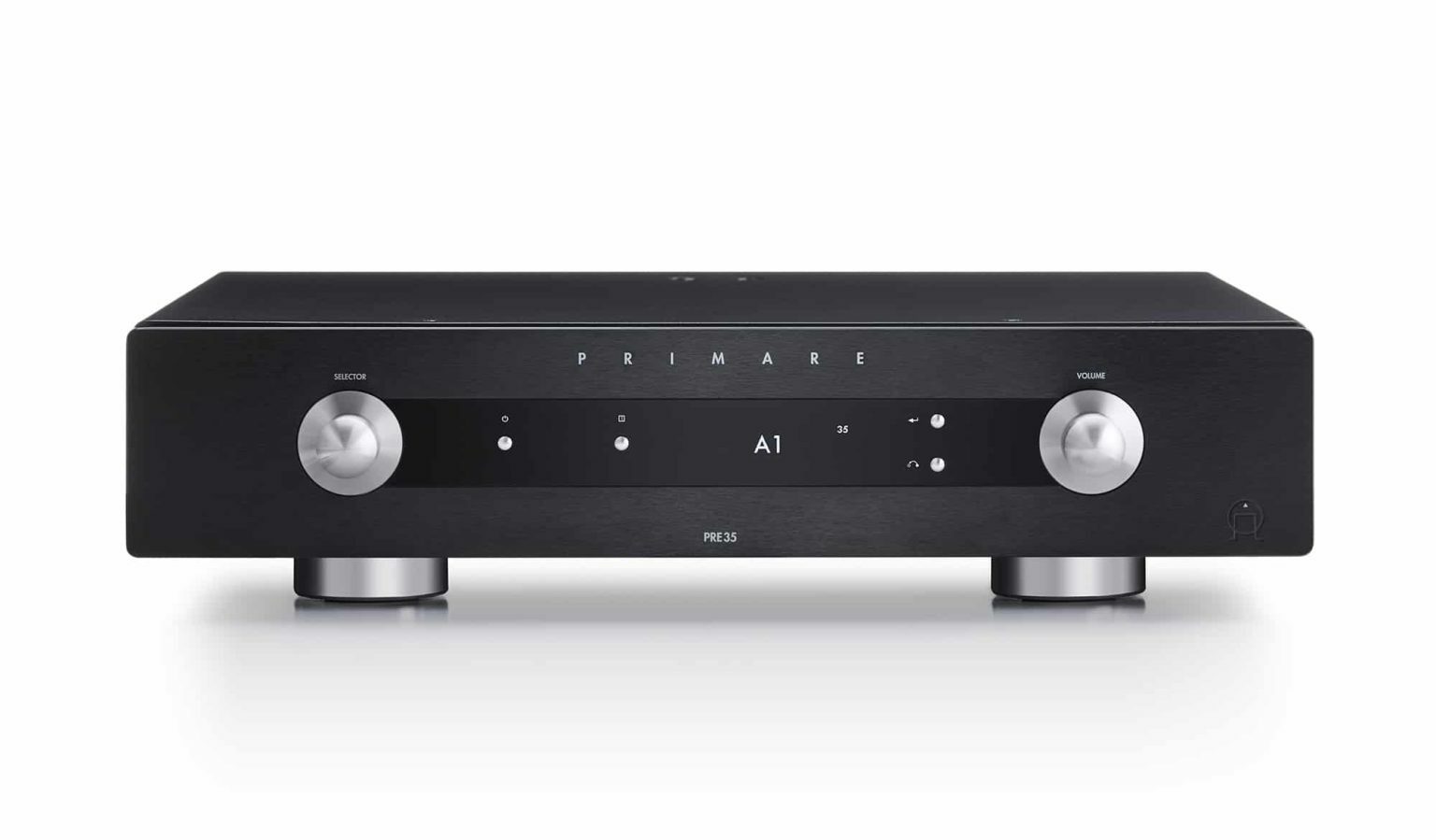 Primare pre35 dac modular preamplfier and digital to analog converter front black 1536x899