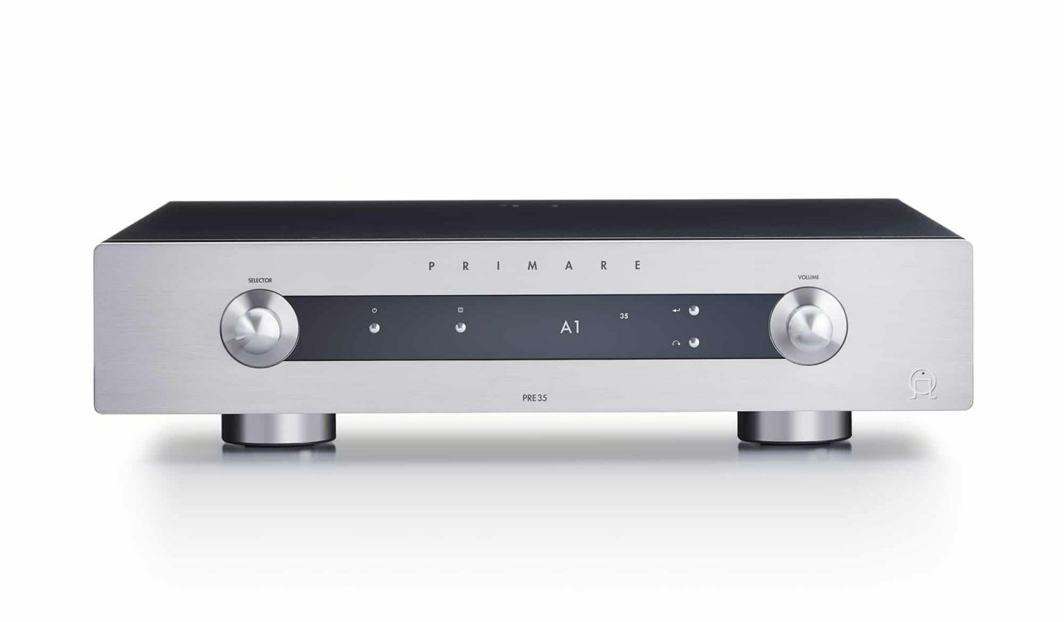 Primare pre35 modular preamplifier front titanium 1536x899