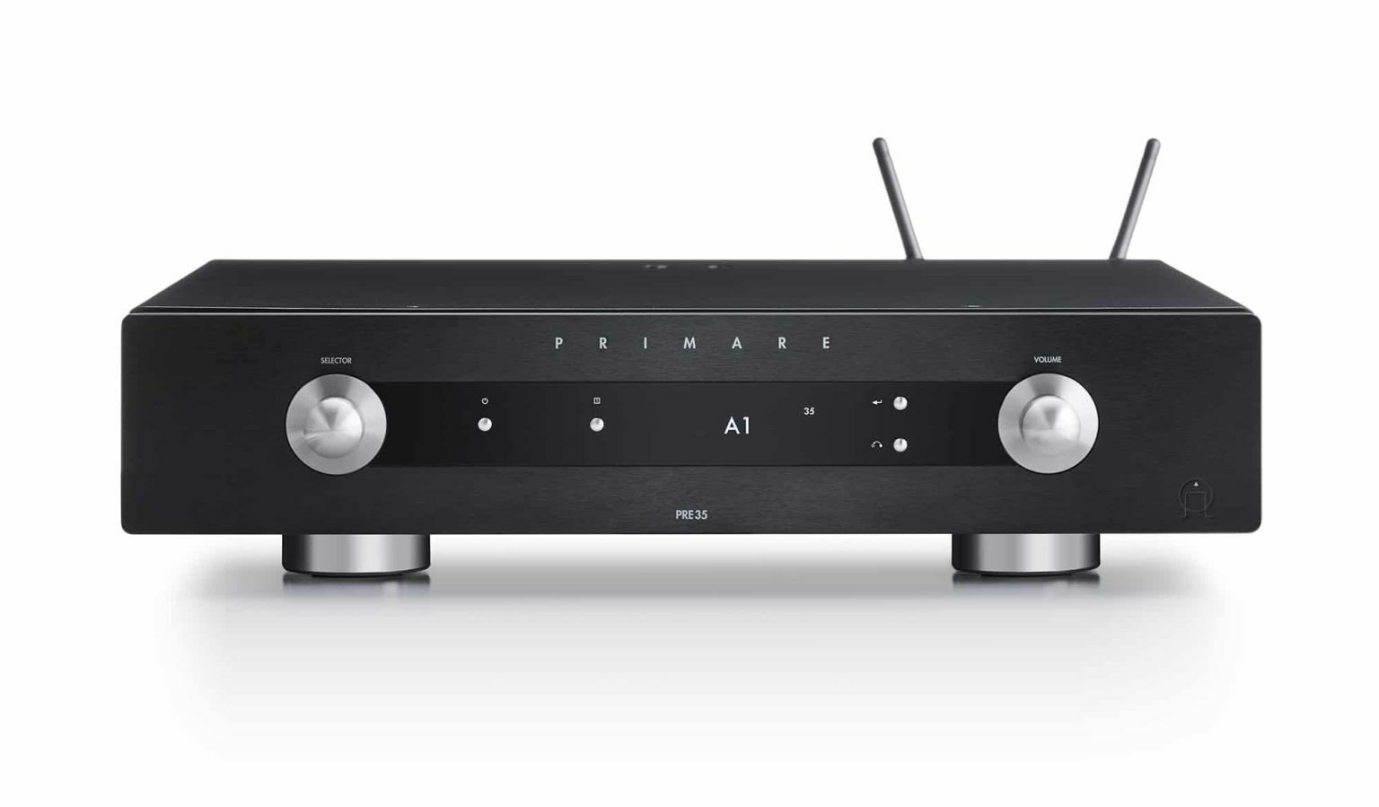 Primare pre35 prisma modular preamplifier and network player front black 1536x899