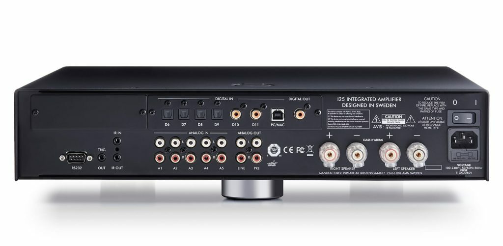 Primare i25 dac modular integrated amplifier and digital to analog converter back 1024x501