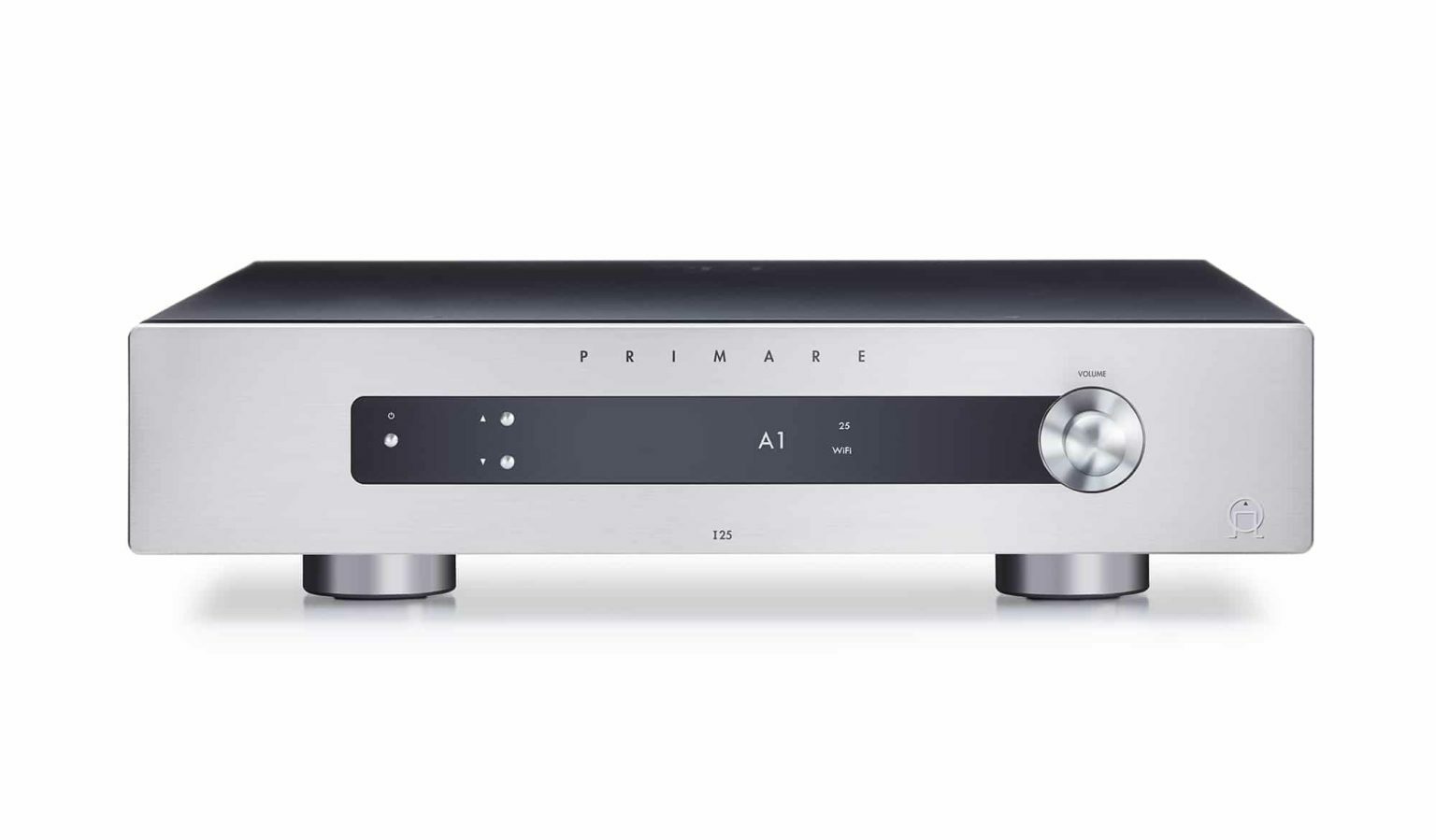 Primare i25 dac modular integrated amplifier and digital to analog converter front titanium 1536x899