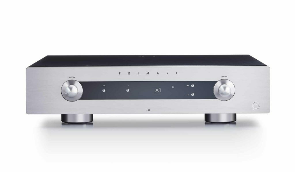 Primare i35 dac modular integrated amplfiier and digital to analog converter front titanium 1024x600