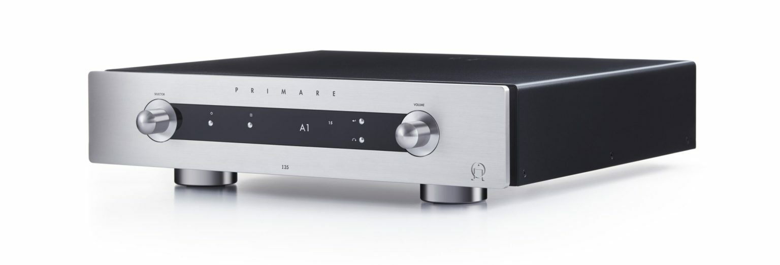 Primare i35 modular integrated amplifier angle titanium scaled 1 1536x522