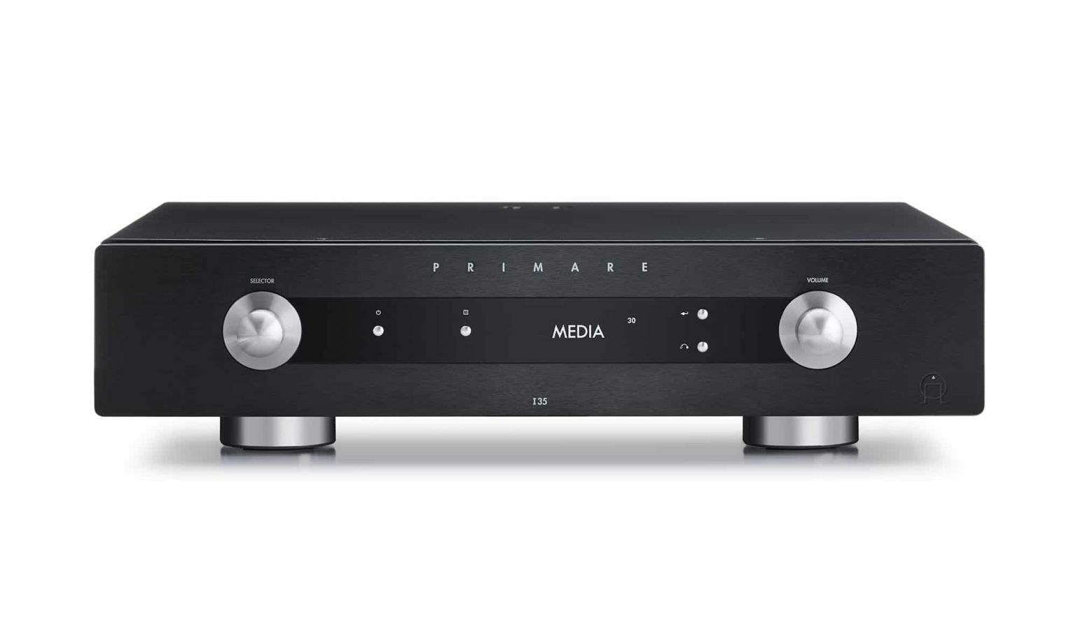 Primare i35 modular integrated amplifier front black 1536x899