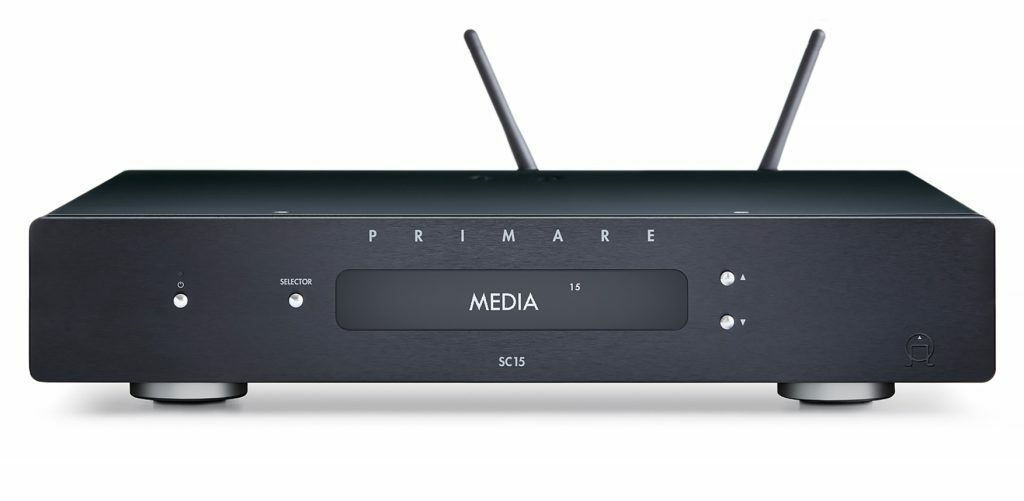 Primare sc15 prisma preamplifier and network player front black 1024x501